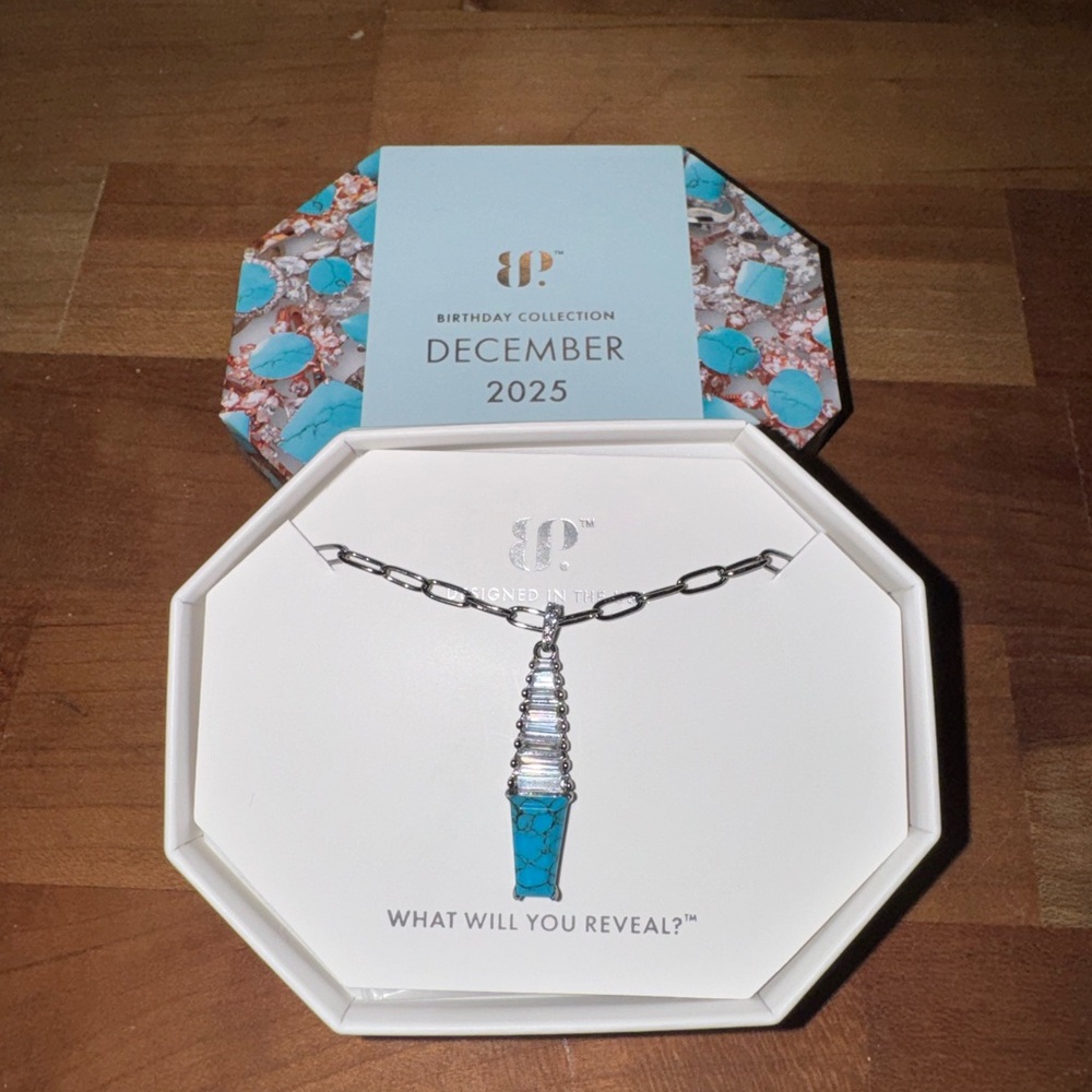 BP Turquoise Pendant Necklace